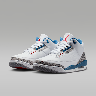スニーカー Nike Air Jordan 3 Retro og True Blue AJ3 Air Jordan 3 Retro 'True Blue' Men's Shoes. Nike ID